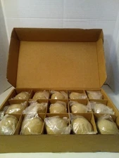 Skyflame Round Ceramic Ball Firepit Fireplace Lot of 15 Beige 3"