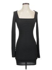 NWT PrettyLittleThing Women Black Cocktail Dress 0