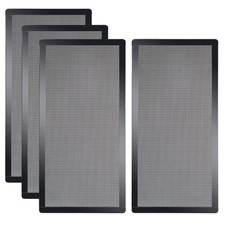 4 Pack 280x140mm PC Case Dust Mesh Filter, Magnetic Frame Computer Fan Dust Me