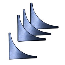 Black Corner Guards, Metal Corner Protectors for Furniture, Vintage Decorativ...