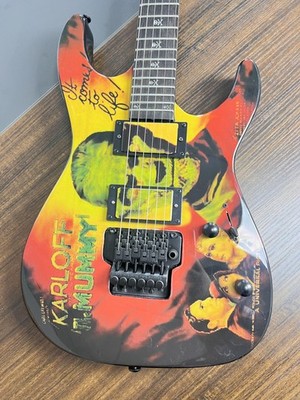 US Schecter Signature Series Electric Guitar Karloff Mummy Graphic mahogany body