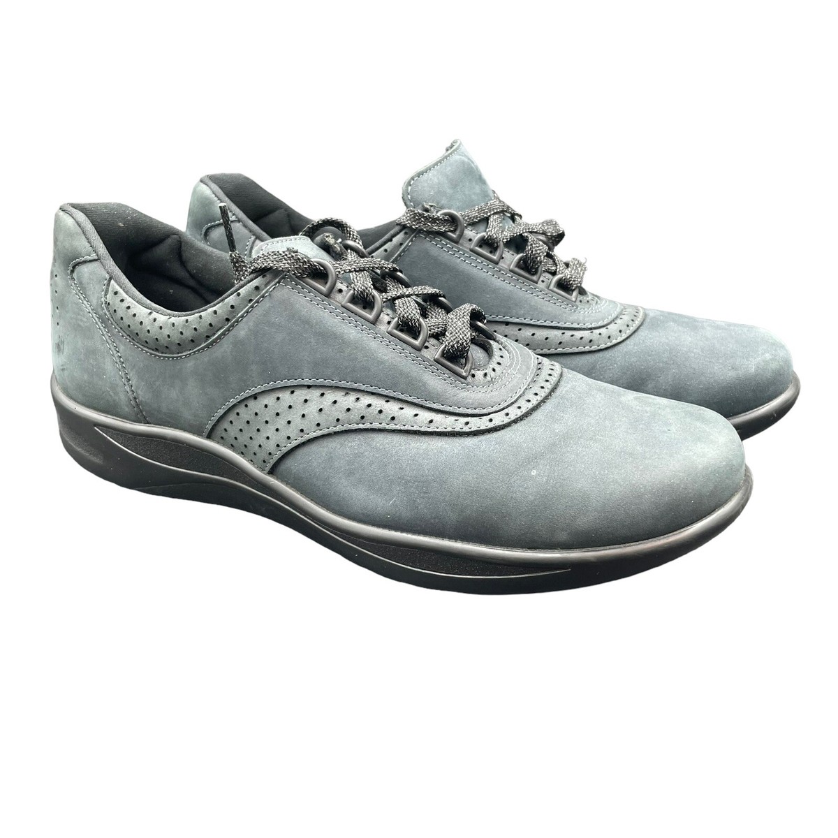 Sas Shoes Womens S Walk Easy Oxford Comfort Sneakers Black