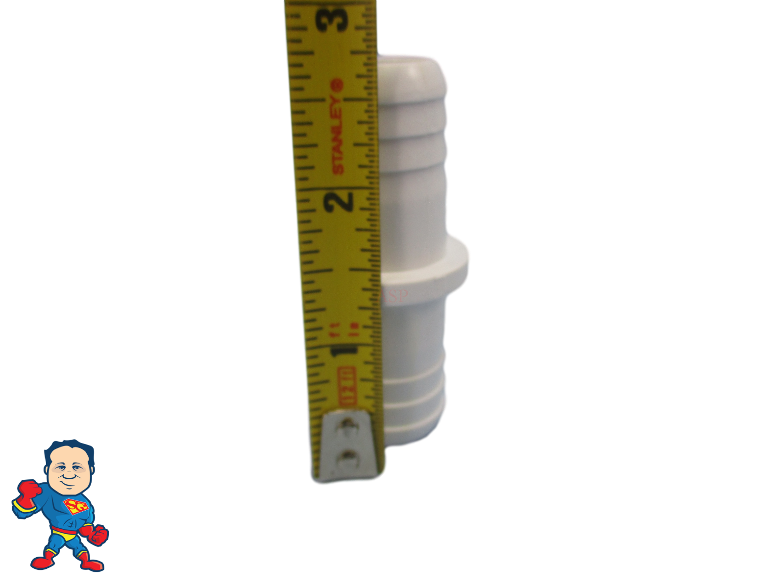 (2) Spa Hot Tub Part 3/4" Barb & Clamps Repair Coupler 1" OD, 3/4" ID