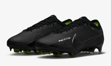 Nike Zoom Vapor 15 Elite FG Black Smoke Grey DJ4978-001 Men's 7.5 Women's 9