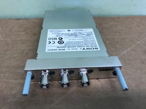 Sony BKM244CC HD/SD-SDI Closed Caption Input Module for LMD Series Monitors - Afbeelding 2 van 7