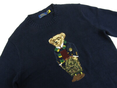 Polo Ralph Lauren Crewneck Preppy Bear Polo Bear pullover Sweater Polo Ralph Lauren Crewneck Preppy Bear Polo Bear pullover Sweater