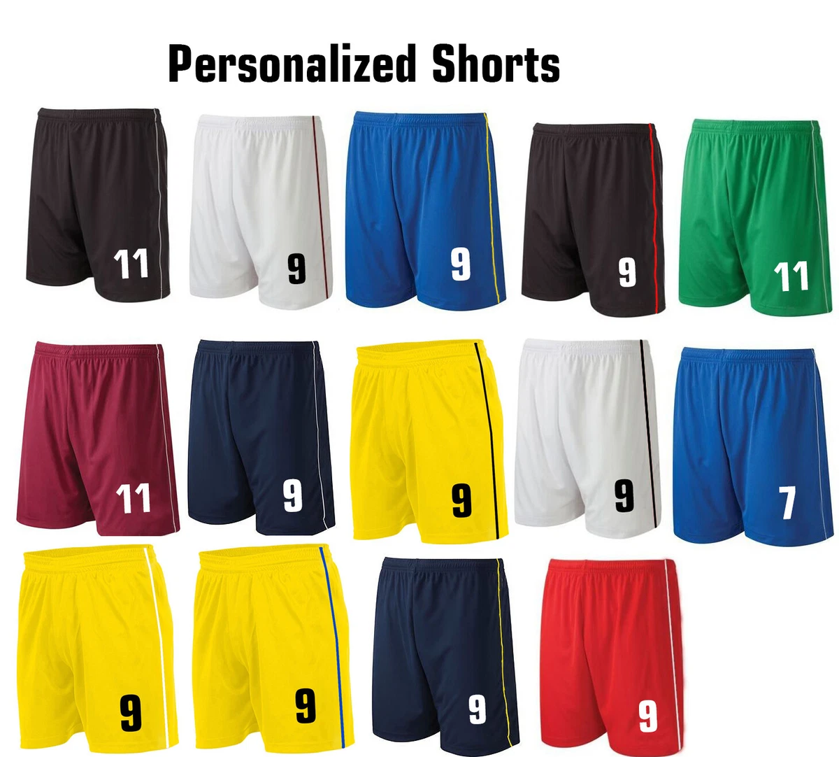 Personalised store gym shorts