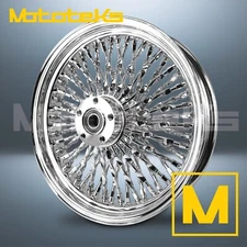 16X3.5 FAT SPOKE CALI WHEEL 52 STAINLESS FOR HARLEY SOFTAIL REAR RIM