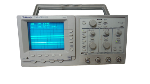 Tektronix TAS 475 Four Channel Oscilloscope 100 MHz - Free Shipping - Picture 1 of 3