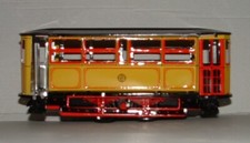 Tin Toy Tram Yellow with Wind-Up Motor 15011631 X-33-11