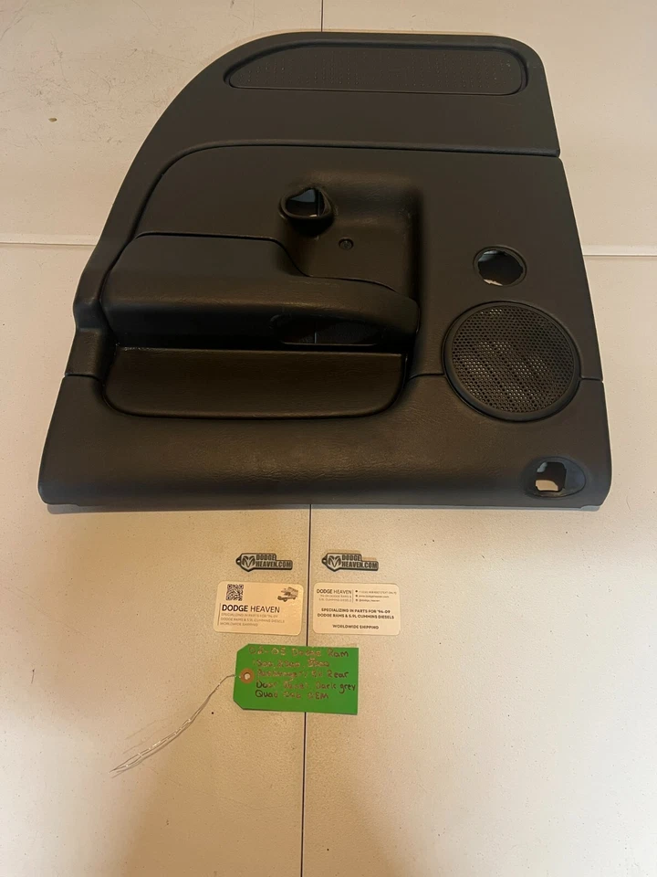 Panel de puerta trasera gris oscuro gris oscuro para pasajero Dodge Ram 1500 2500 3500 2002-2005 OEM Foto 4 de 4