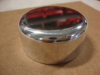BIG DOG MOTORCYCLES FLAT CAP STASH TUBE/OIL COOLER OEM POLISHED BILLET 