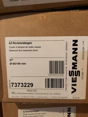 VIESSMANN AZ-Revisionsbogen 87° 60/100mm | 7373229