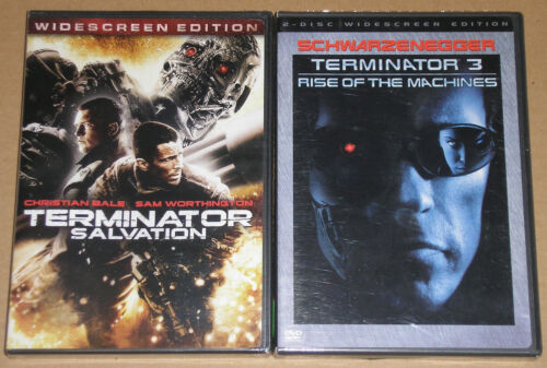 Action DVD Lot - Terminator 3 (New) Terminator Salvation (New) - Picture 1 of 1