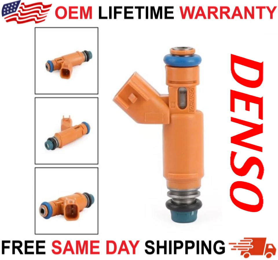 Nuevo juego de 8 inyectores de combustible DENSO para Jaguar Land Rover 2003-2009 2W93-AA Foto 2 de 4