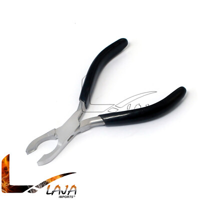 5'' Loop Closing Pliers Close Jump Rings Jewelry Making Tools Beading Black PVC