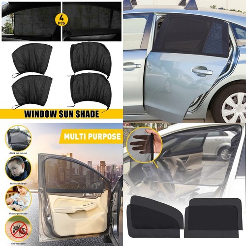 Novel Auto Rear Shade Mesh Sunshade Screen Heat In... - Grandado