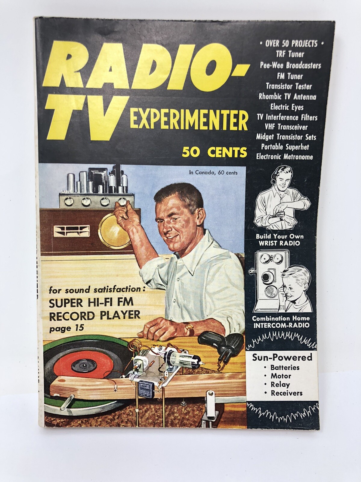 Vintage 1957 RadioTV Experimenter Magazine Volume four 4 eBay