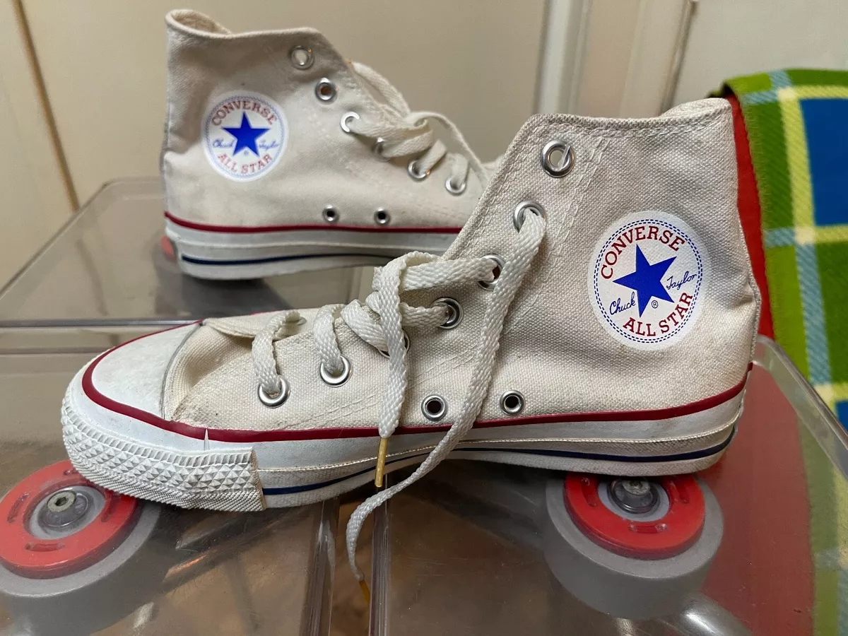 Converse All Star Sneakers Shoes Size 5 Black white Boy Girl (D) | eBay