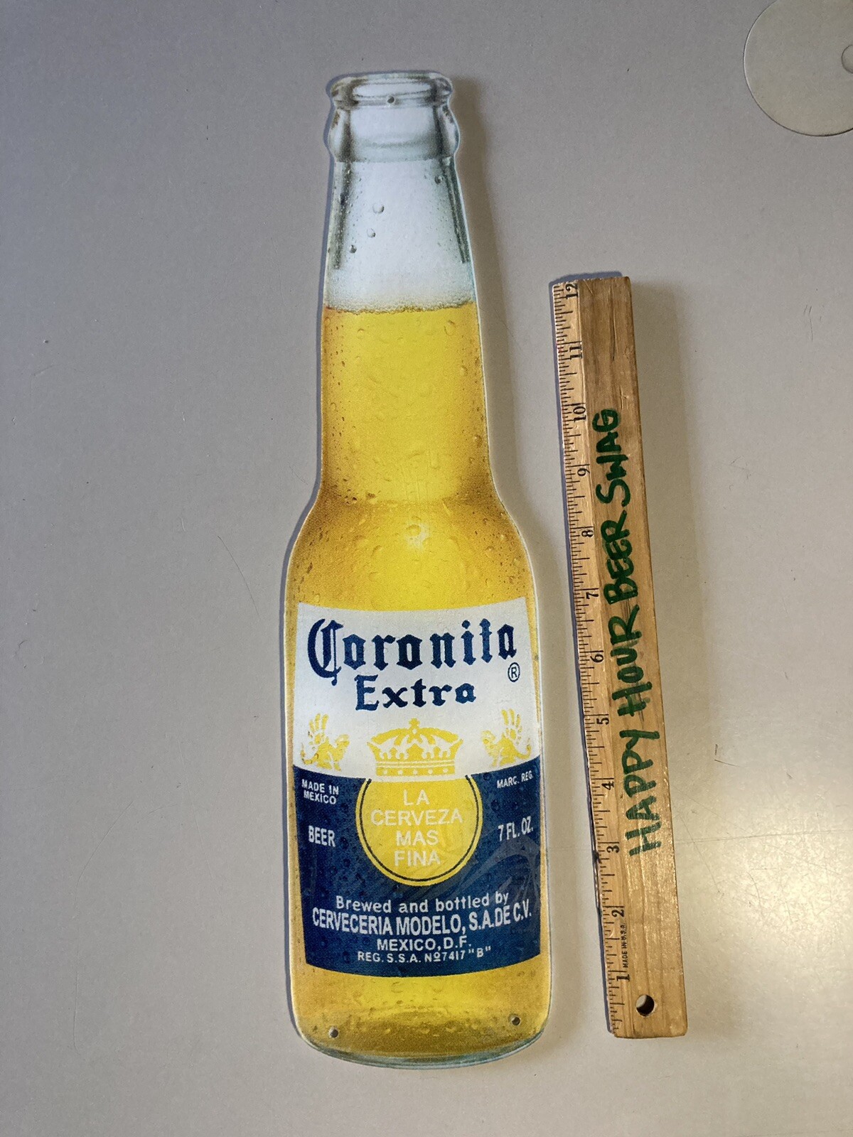 NEW Corona Extra Coronita Bottle Acrylic Beer Sign Cerveza Mexico Import Mancave