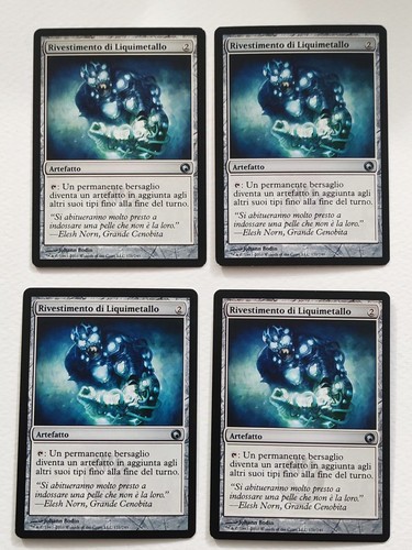 MTG Scars Of Mirrodin (2010) - Liquidmetal Coating Uncommon X4 Ita 171/ ...