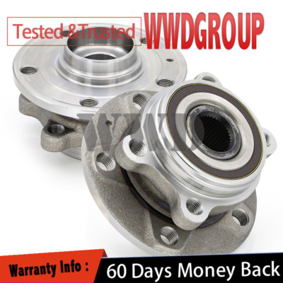 Pair Front Wheel Hub Bearings For Volkswagen Passat Jetta Tiguan Audi TT Quattro