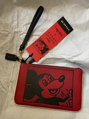 NWT Coach Disney Mickey Mouse X Keith Haring Special Edition small