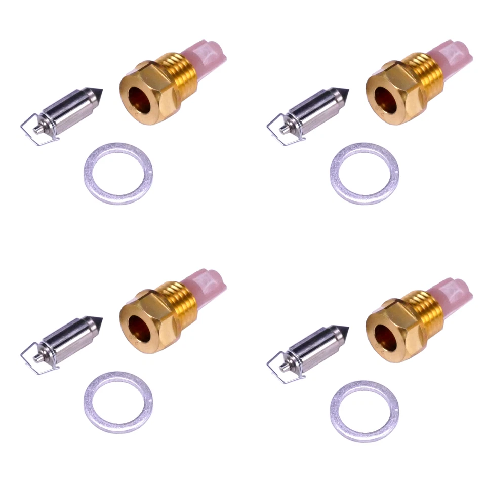 4x Carburateur Pointeau Siège pour Honda CBR1000 600 CBX1000 ST1100 VF500 VFR75 - Photo 1/1