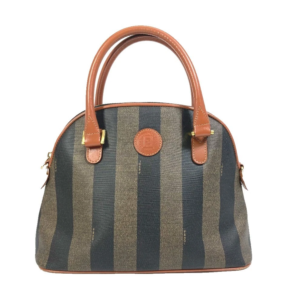 Fendi Vertical Tote Bag In Brown