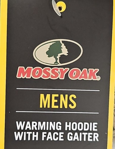 Mossy Oak Break-Up Eclipse Black Camo Hoodie Hunting Men's Size Small (34/36) - Picture 5 of 13