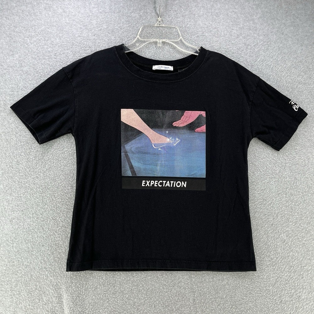 Zara X Disney Womens Cinderella Expectation vs Reality Top Small S Camisa