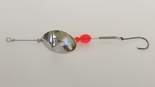 June Bug Spinner Large Size 4 Custom made in USA Walleye Pike Catfish Lure Fish!