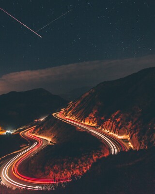 Digital Image Picture Photo Pic Wallpaper Background Red and Black highway 7897