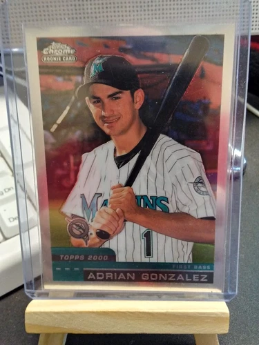 2000 Topps Chrome Traded #T81 ROOKIE RC Adrian Gonzalez -Florida Marlins-