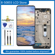 LCD Display Touch Screen Digitizer Frame For Motorola Moto One 5G Ace XT2113 QC