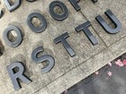 12" acrylic SIGN LETTERS - Lot of 18 letters, large, durable exterior use. — photo 4
