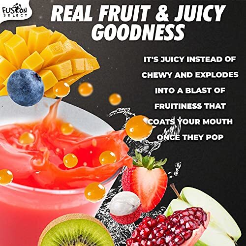Fragola Popping Boba Perle Scoppio Boba per Frutta Tè Dessert Topping 4... - Foto 6 di 9