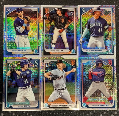 2024 Bowman Mega Box Mojo Refractors You Pick Complete Your Set Prospect Inserts