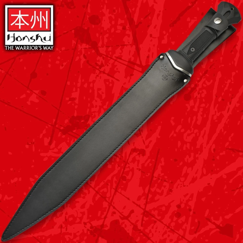 Espada Gladiador Honshu, Bainha de Cinto de Couro, Design Gladius Moderno, 25" No Geral - Imagem 3 de 4