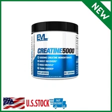 Evlution Pure Creatine Monohydrate Powder 5000mg Nutrition Pre and Post Workout