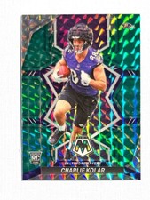 Charlie Kolar ~ 2022 Panini Mosaic ~ Rookie Green Prizm #363
