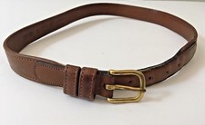 Coach Women's Real Glove Tanned Cowhide Leather Belt Made in USA 28"/70 cm