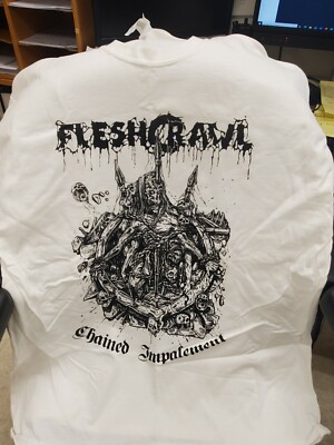 FLESHCRAWL-MDF SHOW SHIRT 2019! dismember, grave, vomitory SIZE XL!