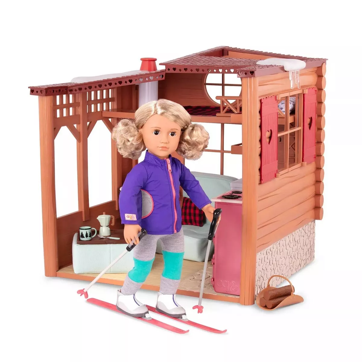 Our Generation Sweet Home Dollhouse & Furniture Playset For 18 Dolls :  Target