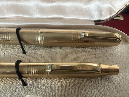 🔴 WATERMAN'S penna stilografica Ideal leva placcate ORO 18 KT scrivono vintage - Picture 3 of 20