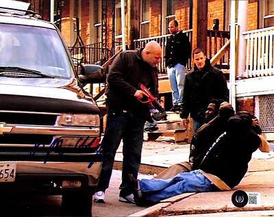 Gbenga Akinnagbe “Chris Partlow” The Wire Signed 8x10 BECKETT Grad ...