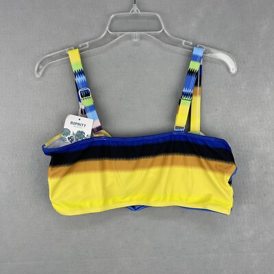 B2prity Set Bikini Donna Monokini Vintage Con Volant, Collo Alto, Push Up Imbottito, Taglie Forti (S-2XL) - 4