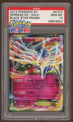 PSA 10 XERNEAS EX #XY07 POKEMON 2014 XY BLACK STAR PROMO GEM MINT