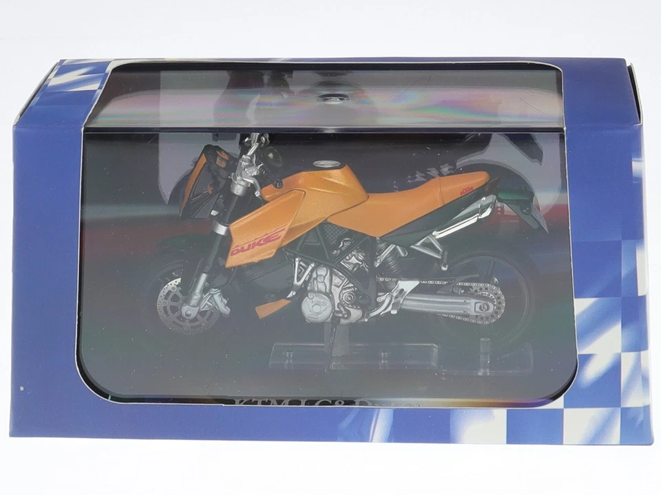 KTM LC8 Duke Superbike Motorrad Modell in Vitrine 4110108 Atlas 1:24 - Bild 4 von 4