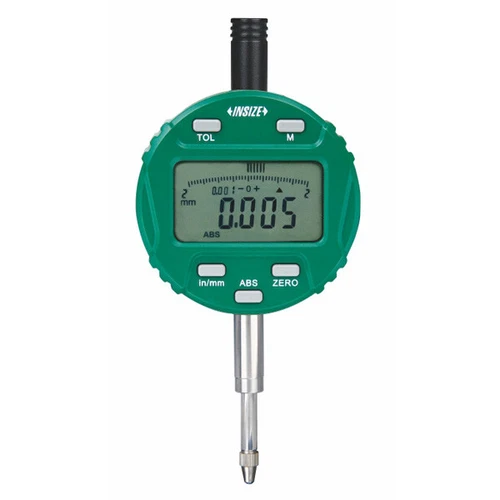 Insize Electronic Digital Indicator, .5"/12.7mm, resolution .00005"/0.001mm (210